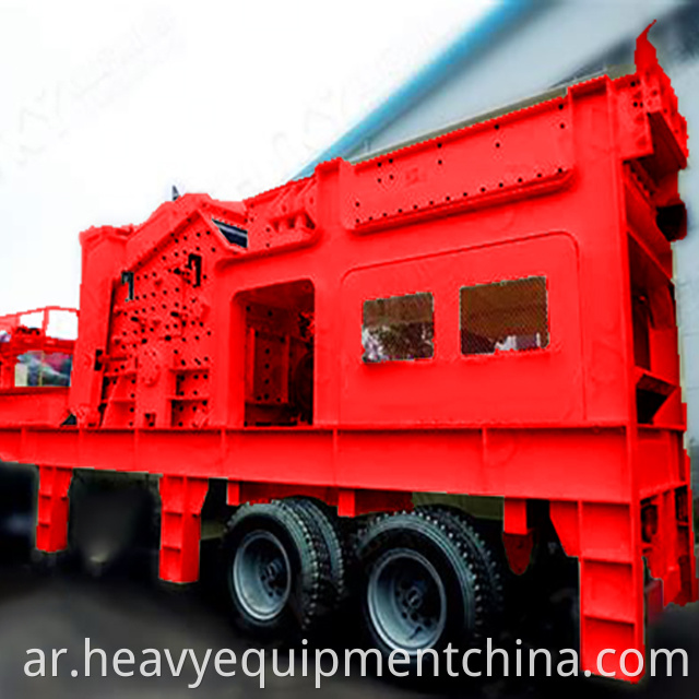 Mobile sand crusher